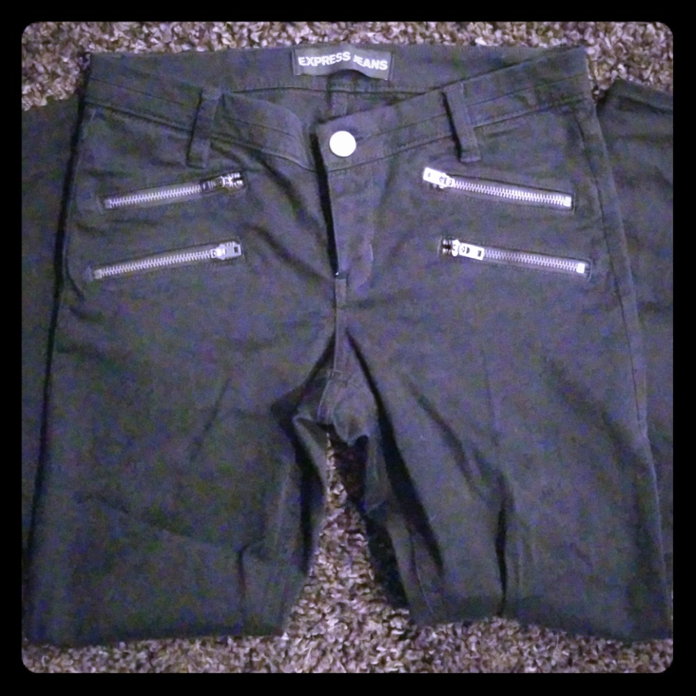 Express Stella Low Rise Ankle Skinny Crop Legging